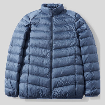 潮天士新款轻薄羽绒服男宽松便携保暖立领休闲外套男士秋冬季潮牌上衣