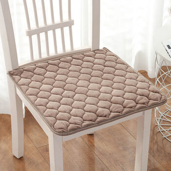 定做秋冬季毛绒加厚餐桌椅垫套装防滑椅子垫坐垫家用椅子垫凳子垫
