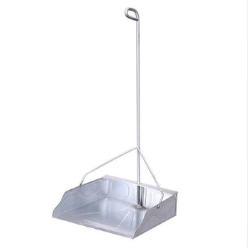 戎誓 铁撮箕 带高把手/白铁皮/大号28*24*27cm