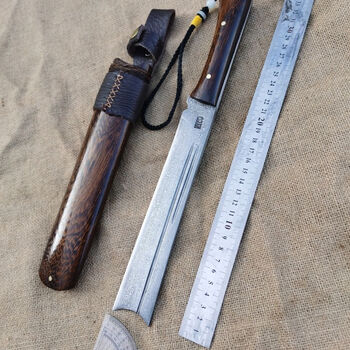 户撒手工刀 锻打柴刀 阿昌族刀锋利家用小刀 短刀大号尼泊尔 大号