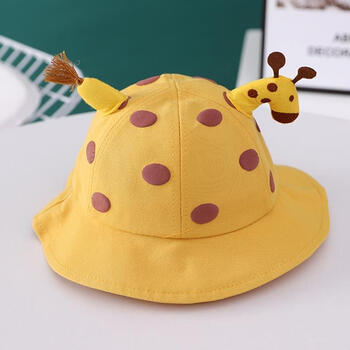 春夏季儿童鸭舌帽可爱蜜蜂帽子男女童棒球帽遮阳卡通帽子 粉色 小蜜蜂