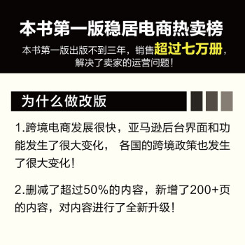 亚马逊跨境电商运营从入门到精通（畅销版）：如何做一名合格的亚马逊卖家(博文视点出品)