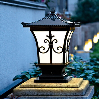 灯户外led灯室外防水大门柱子灯农村家用别墅花园景观灯中式院子灯
