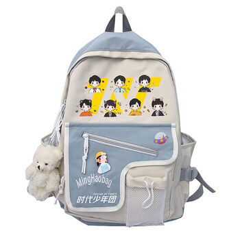 2022新款tnt时代少年团书包应援周边刘耀文可爱卡通韩版中学生背包