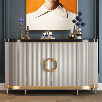 【轻奢高端】素村长入户进门家用门口玄关柜鞋柜一体门厅简约隔断现代