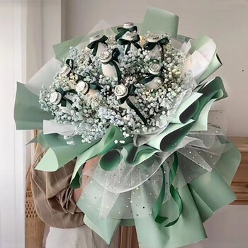 蓝满天星10盒子蓝黑包装 干花包【图片 价格 品