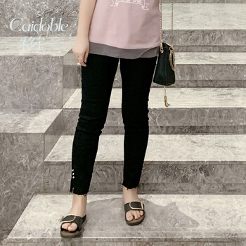 采多宝·蔡（CAIDOBLE）  铅笔裤/小脚裤 女 九分裤 牛仔裤
