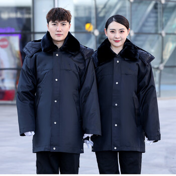 大衣铁路工作服棉大衣保安加厚中长款多功能棉袄防寒作训男棉衣劳保