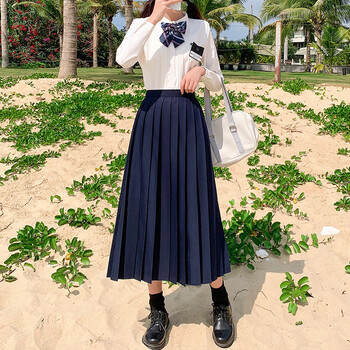 jk制服小学生长裙电竞少女日系jk裙学院风校服班服百褶裙女生a字裙
