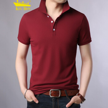 金盾（KIN DON） 短袖 男士T恤 JD6221红色 