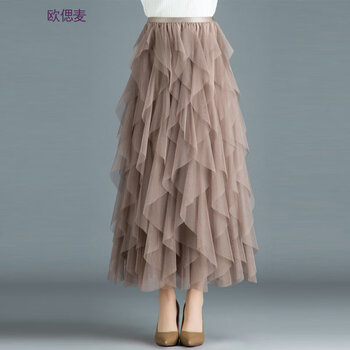 网纱半身裙，打造优雅女人味