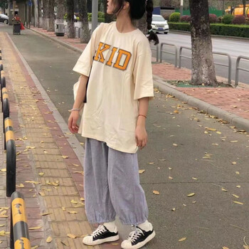 13-15-18初中生高中生女生穿的休闲女夏季13-16岁时尚运动服学生少