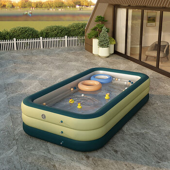 儿童充气游泳池家用婴儿游泳桶加厚折叠大型宝宝大人家庭洗澡泳池定制