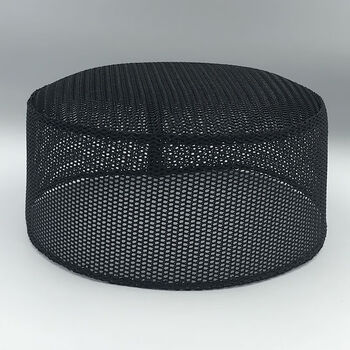 quguang  夏季网孔立体加硬礼拜帽子黑色白色男士回族回回帽民族网眼