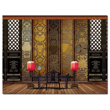 南暖影楼中式古装拍摄背景古风主题写真古典舞蹈主播直播背景布 挂布