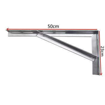 镀锌角铁支架货架角钢三角架墙上置物托板支撑加燃气管道固定支架 l3