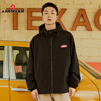 airwalk羽绒服男2021冬季韩版外套男连帽美式潮牌宽松保暖工装风男士
