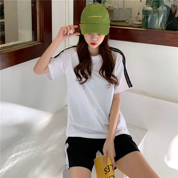 中考体育考试专用运动服套装女生初中学生体考短袖短裤跑步田径服sn