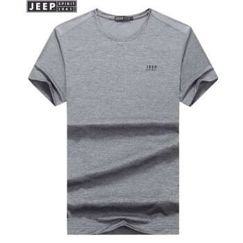 吉普（JEEP） 短袖 男士T恤 TS0011灰色 