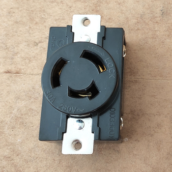 柴油/汽油发电机配件圆形插头插座3kw5kw8千瓦发电机插头输出220v