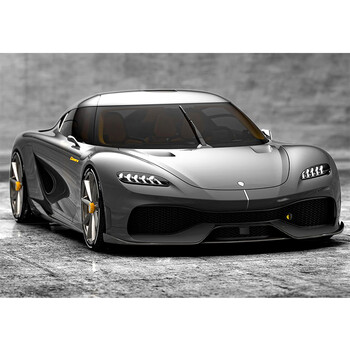 海报跑车3墙贴画宿舍卧室房间墙上床头贴纸自粘可来图定制 02科尼赛克