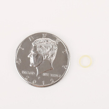 折叠币磁性弹力硬币穿玻璃魔术道具近景硬币才艺表演道具 蝴蝶币 一个