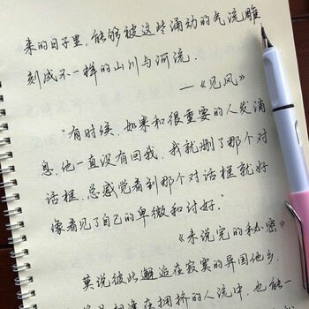 泰裕莱*瑾鲤体手写字帖女生字体漂亮练字楷书行楷行书硬笔书法成年男