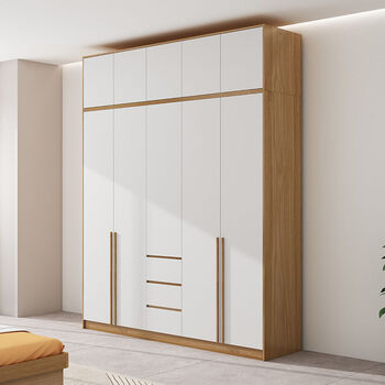 奢殿(shedian) 2021新款衣柜家用卧室家具网红大衣橱现代简约简易组合