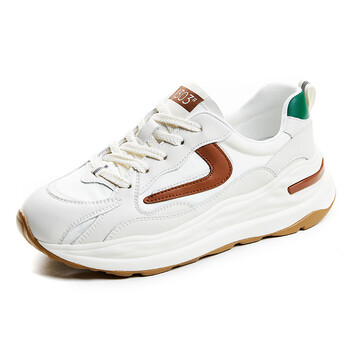 sipuwang 女鞋子女阿甘老爹鞋春季新款休闲鞋拼色厚底