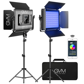 专业室内服装直播人像微电影常亮摄影棚儿童婚纱双色温单灯灯架灯笼罩