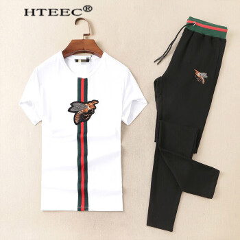 hteec 短袖 男士T恤 1591白色 