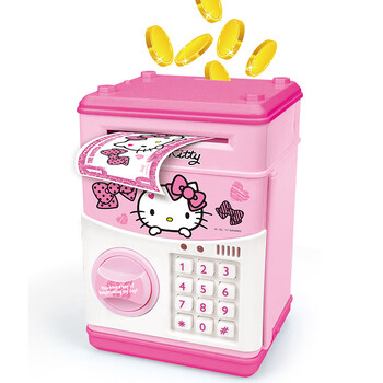 凯蒂猫(Hello Kitty)儿童存钱罐音乐卡通储钱罐过家家玩具女孩礼物 KT-8598
