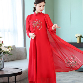 中国风复古旗袍