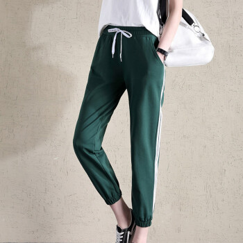 元素,墨绿哈伦裤,样式,趋势,新款,流行