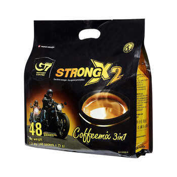 越南进口 中原G7三合一浓醇咖啡1200g（25克*48包）