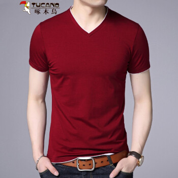 啄木鸟（TUCANO） 短袖 男士T恤 8808红色 