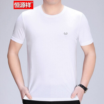 恒源祥 短袖 男士T恤 08XZ163白色 
