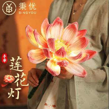 手举莲花