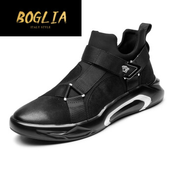 伯格利亚（BOGLIA）男士黑色-常规款 37