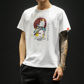 其他品牌 短袖 男士T恤 T109白色 