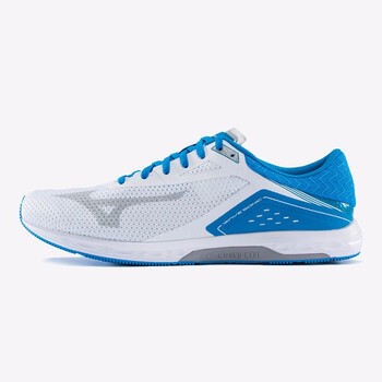 美津浓（MIZUNO）跑步鞋白/银/蓝 41