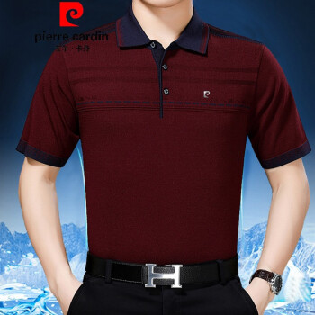 皮尔卡丹（pierrecardin） 短袖 男士T恤 红色 f30368 