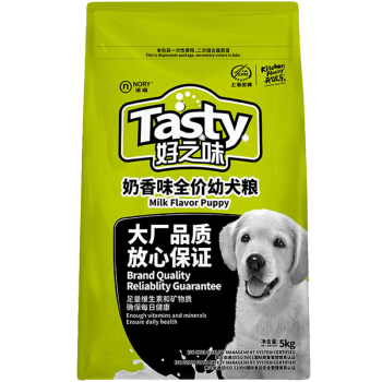 诺瑞（NORY） 混合味口味成犬狗粮 奶香味幼犬10kg