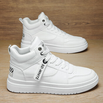 昌祥回力高帮板鞋男士休闲青年运动小白鞋潮流百搭学生厚底防滑防臭