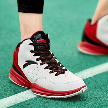 安踏(anta)篮球鞋安踏白/黑/大红-1 42