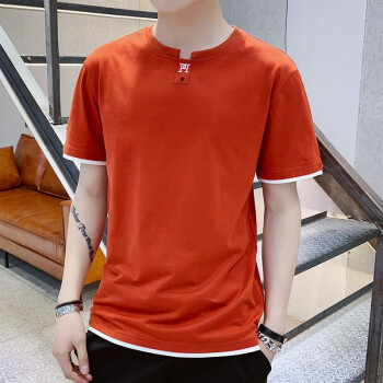 语克（yuke） 短袖 男士T恤 2005款砖红 