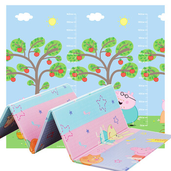 小猪佩奇 Peppa Pig 宝宝爬行垫 婴幼儿童爬爬垫玩具地垫XPE双面图案折叠垫 苹果树180*200*1.5cm