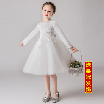 白色儿童礼服裙