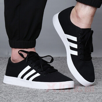 阿迪达斯（Adidas）板鞋DB0002/黑白三条纹 