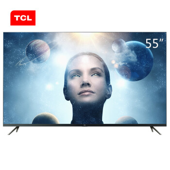 TCL 55V3 55英寸 LED电视，4K超清电视，超薄电视，大屏电视，人工智能电视